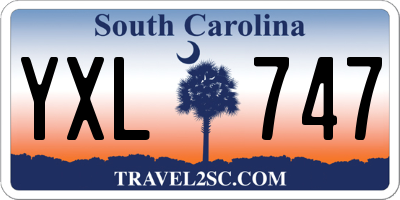 SC license plate YXL747