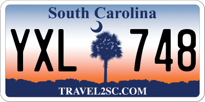 SC license plate YXL748