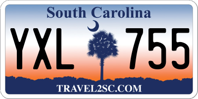SC license plate YXL755