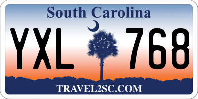 SC license plate YXL768