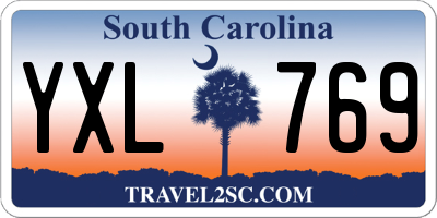 SC license plate YXL769