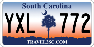 SC license plate YXL772