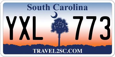 SC license plate YXL773