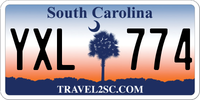 SC license plate YXL774