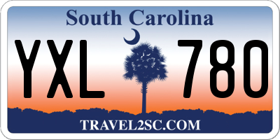 SC license plate YXL780