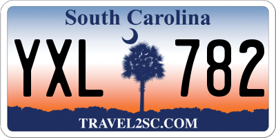 SC license plate YXL782