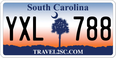 SC license plate YXL788