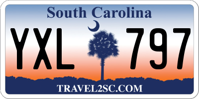 SC license plate YXL797