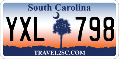 SC license plate YXL798