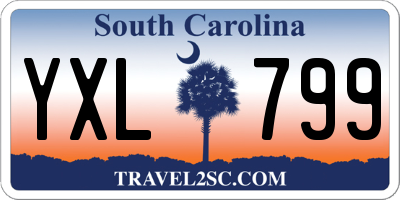 SC license plate YXL799