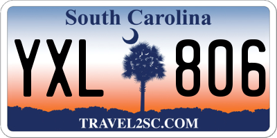 SC license plate YXL806