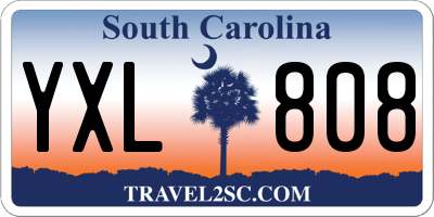SC license plate YXL808
