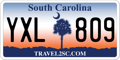SC license plate YXL809