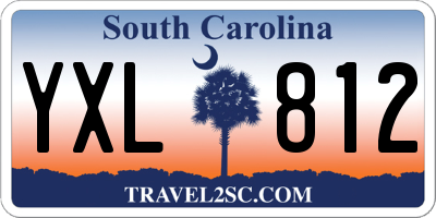 SC license plate YXL812