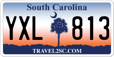 SC license plate YXL813