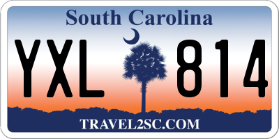 SC license plate YXL814