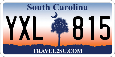 SC license plate YXL815