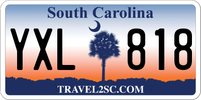 SC license plate YXL818