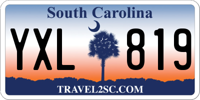 SC license plate YXL819