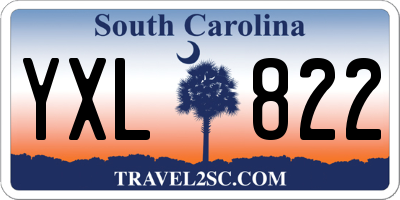 SC license plate YXL822