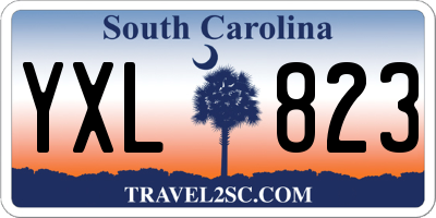 SC license plate YXL823