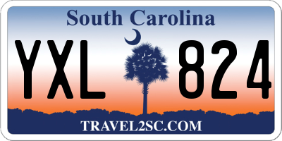 SC license plate YXL824