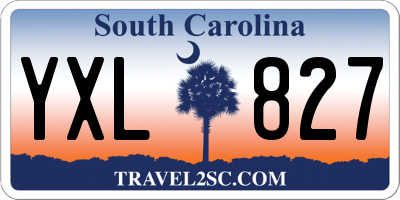 SC license plate YXL827