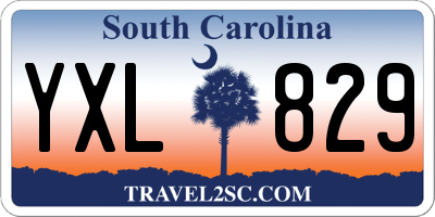SC license plate YXL829