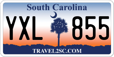SC license plate YXL855