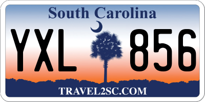 SC license plate YXL856