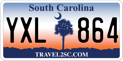 SC license plate YXL864