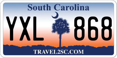 SC license plate YXL868