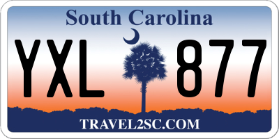 SC license plate YXL877