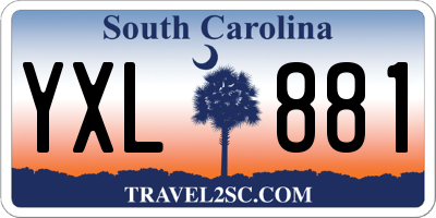 SC license plate YXL881