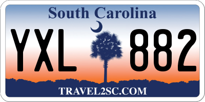 SC license plate YXL882