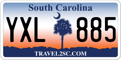 SC license plate YXL885