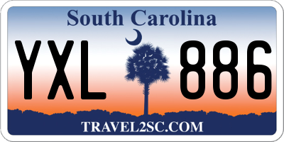 SC license plate YXL886