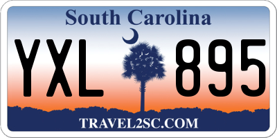 SC license plate YXL895