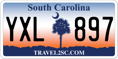 SC license plate YXL897