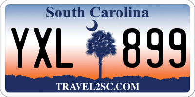 SC license plate YXL899