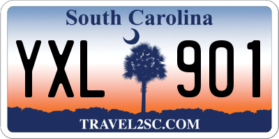 SC license plate YXL901
