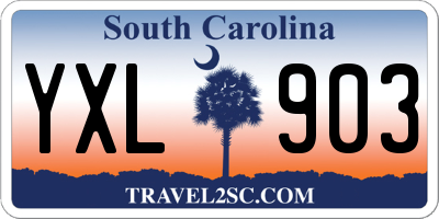 SC license plate YXL903