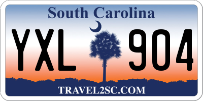 SC license plate YXL904
