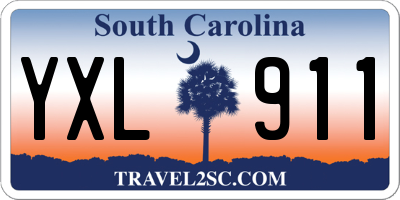 SC license plate YXL911