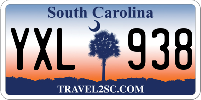 SC license plate YXL938