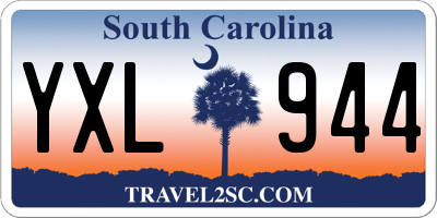 SC license plate YXL944