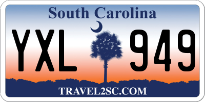SC license plate YXL949