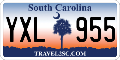 SC license plate YXL955