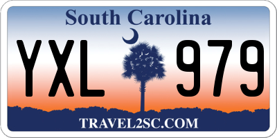 SC license plate YXL979