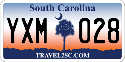 SC license plate YXM028